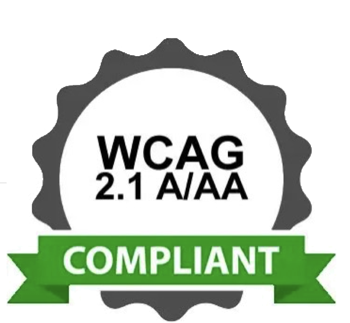 WCAG 2.1 A/AA Compliant